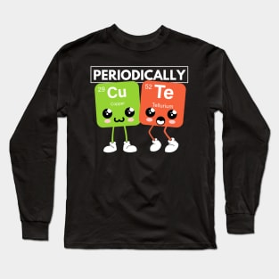 Periodically Cute Periodic Table Elements Funny Science Long Sleeve T-Shirt